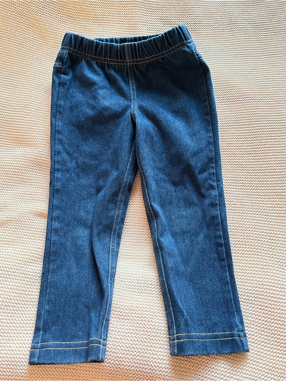 Tea Collection Dark Indigo Pull-On Jeans for Kids